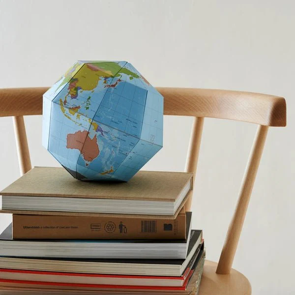 Paper Globe Assembling Kit / Marumo Printing - Image 4