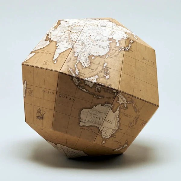 Paper Globe Assembling Kit / Marumo Printing - Image 7