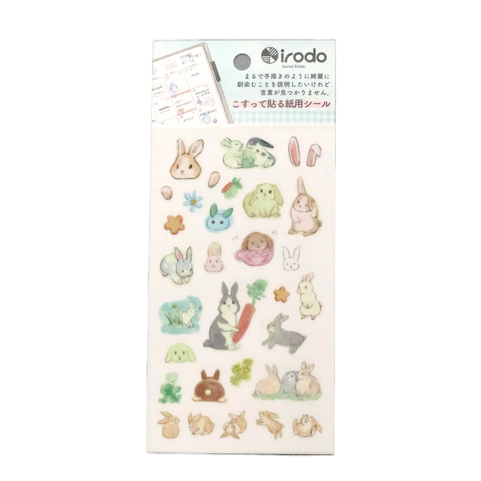 Paper Transfer Journal Sticker Set / irodo - Image 20