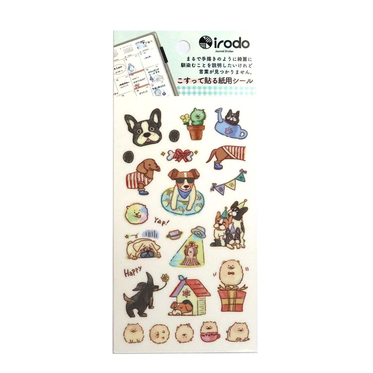 Paper Transfer Journal Sticker Set / irodo - Image 23