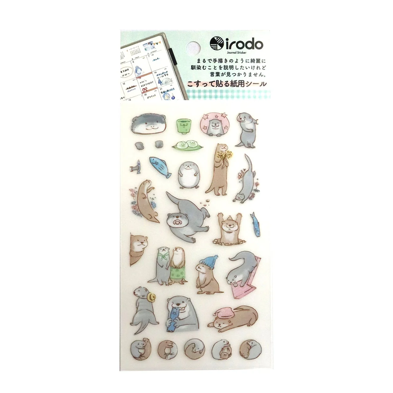 Paper Transfer Journal Sticker Set / irodo - Image 25