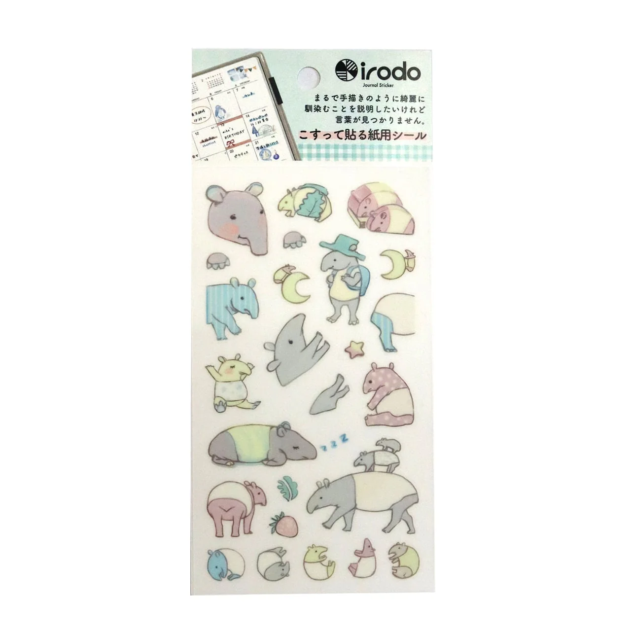 Paper Transfer Journal Sticker Set / irodo - Image 28