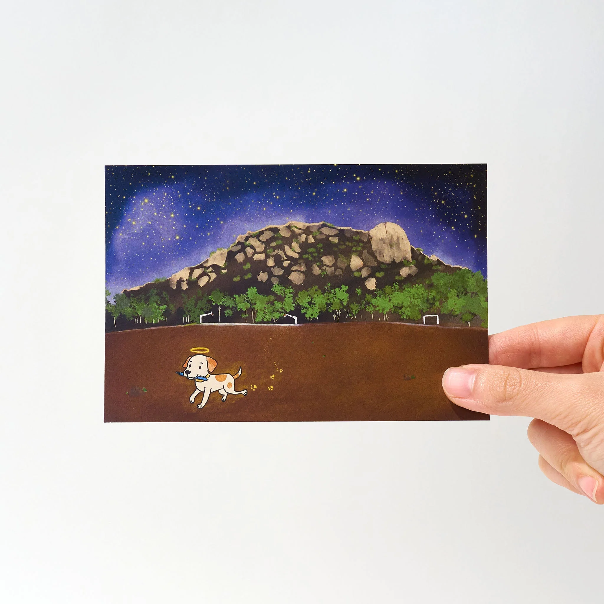 "Paws to Journal" Postcard by Yuki / Bungu