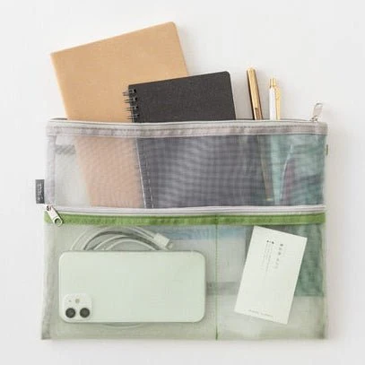 Pen and Tool Mesh Pouch / MIDORI - Image 3