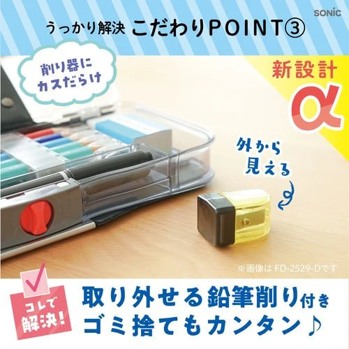 Enpitsu Check Alpha Pen Case / Sonic - Image 5