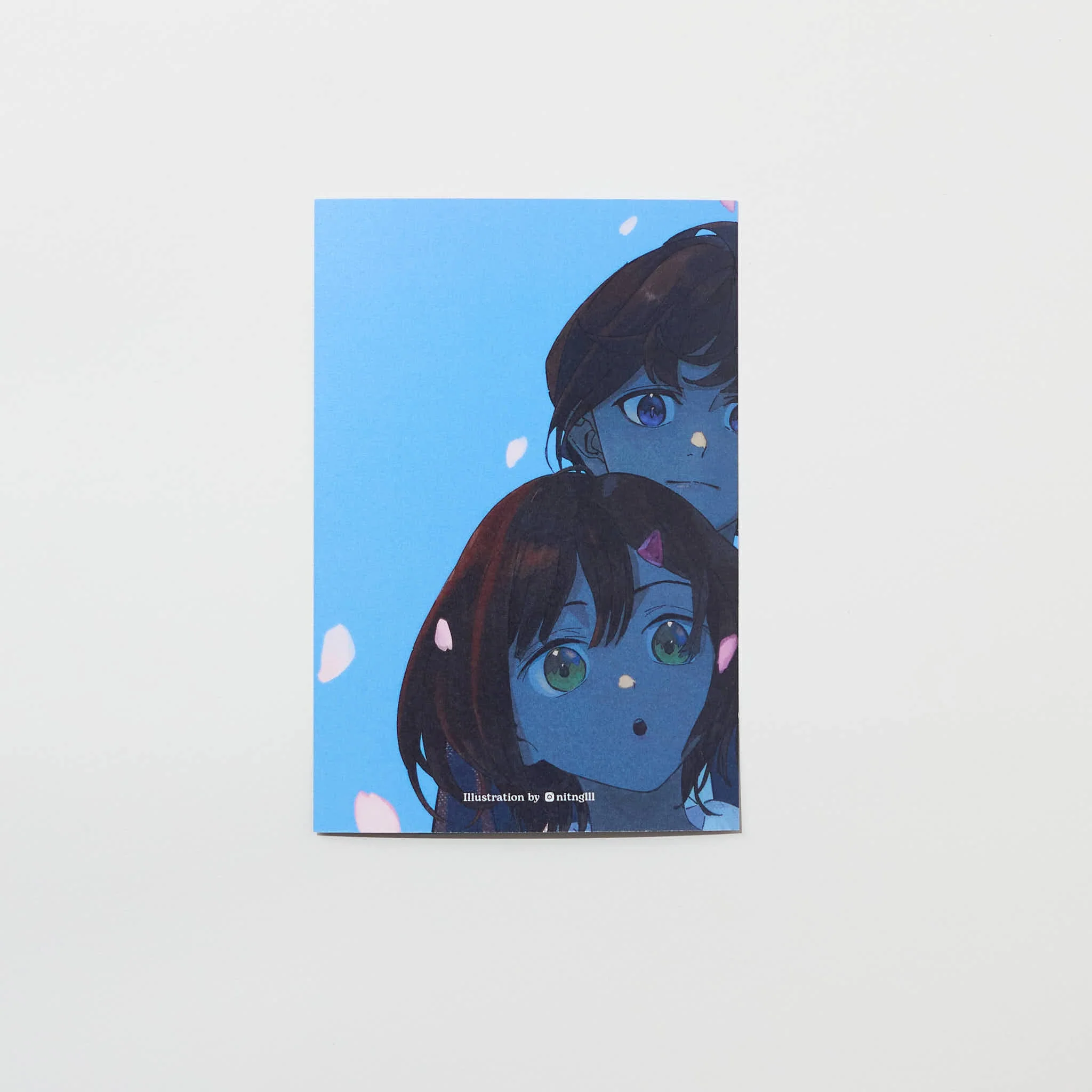 "Pink Rain" Postcard by Nitnglll / Bungu - Image 5