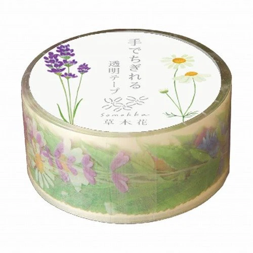 Plants and Flowers Clear Masking Tape / RYU-RYU - Image 4