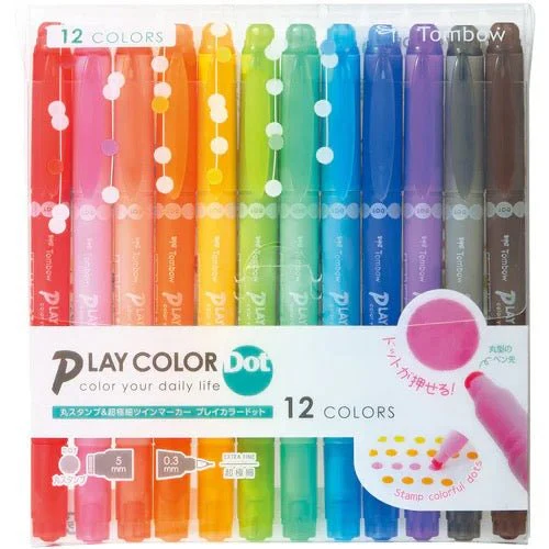 Play Color Dot Felt Tip Pen Set / Tombow - Image 3