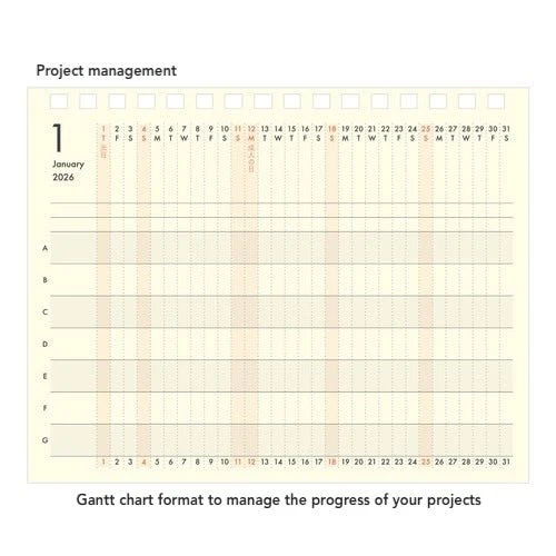 Plus Stand Diary 2026 / MIDORI - Image 8