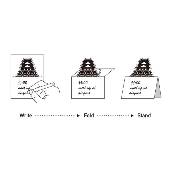 Pop-Up Japan Die-Cut Stand Memo Pad / Marumo Printing - Image 18