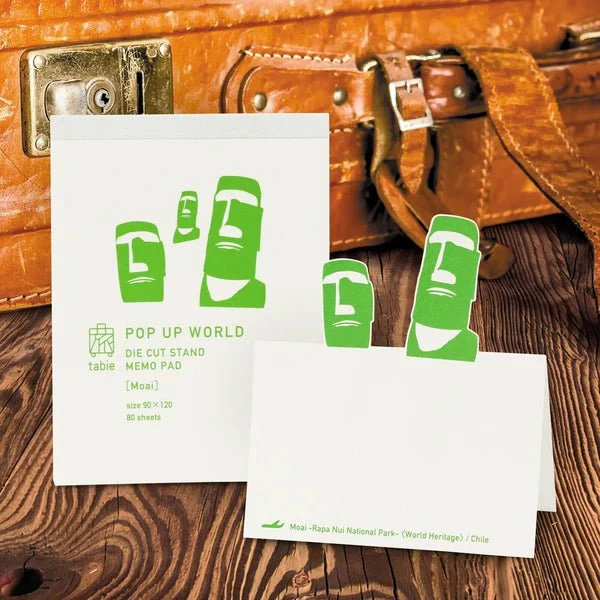 Pop-Up World Die-Cut Stand Memo Pad / Marumo Printing - Image 31