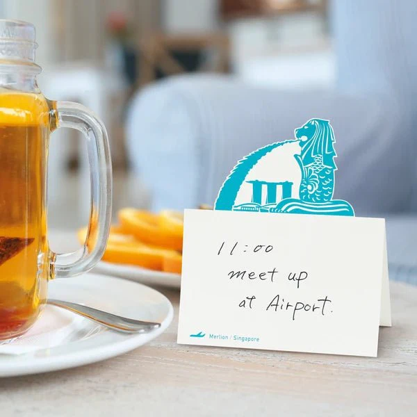 Pop-Up World Die-Cut Stand Memo Pad / Marumo Printing - Image 5