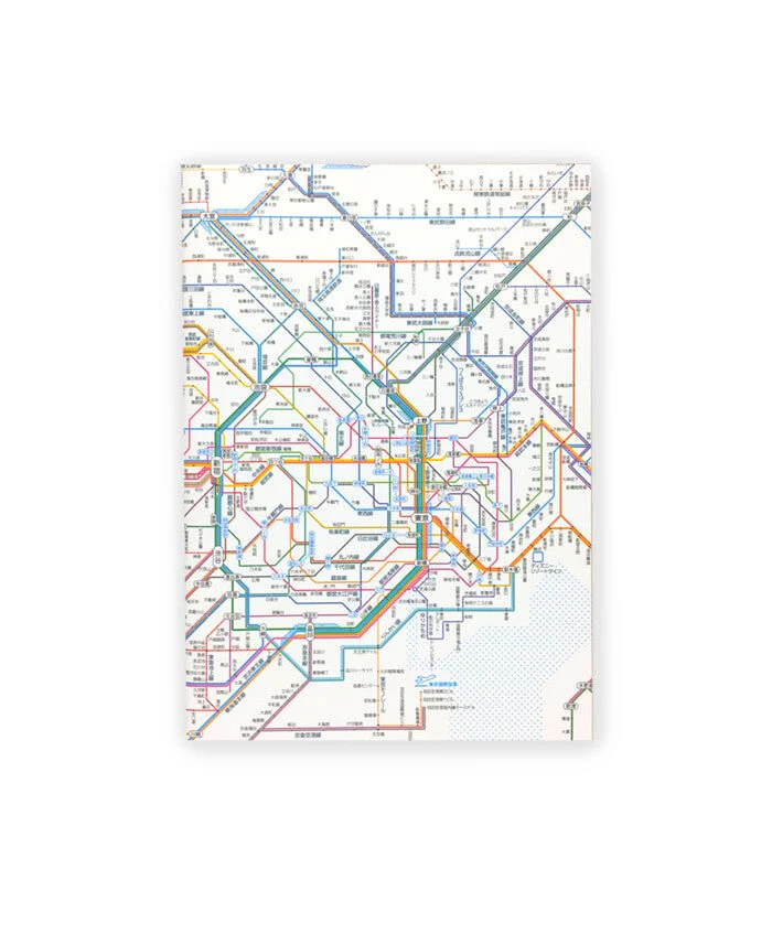 Railway Route Map Notebook A5 Tokyo Metropolitan Area / Tokyo Cartographic