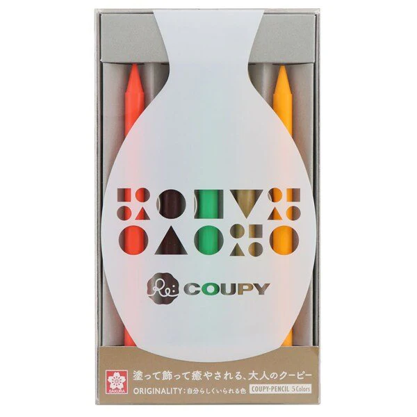 Re: COUPY Crayons 5 Color Set / SAKURA - Image 6
