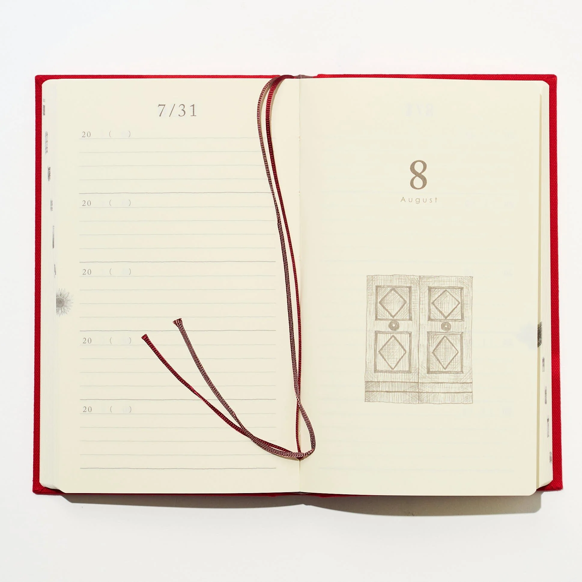 Red Ribbon 5 Year Diary Gift Set - Image 5
