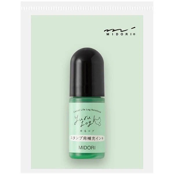 Refill Ink for Yuru Log Stamp / Midori