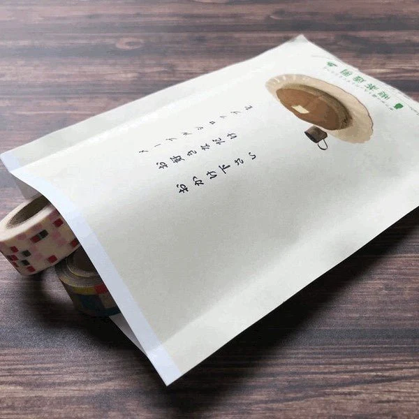 Retro Flat Paper Bags 10-Pack / Kinokosya - Image 58