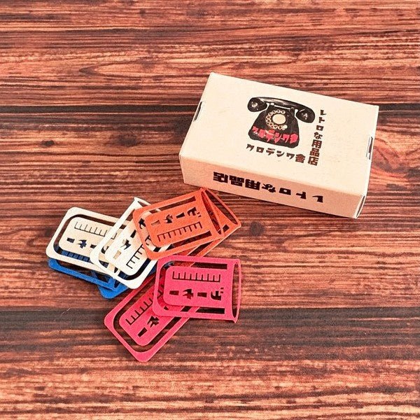 Retro Paper Clips 8-Pack / Kinokosya - Image 27