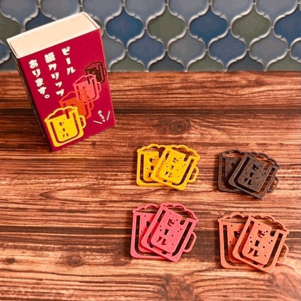 Retro Paper Clips 8-Pack / Kinokosya - Image 3