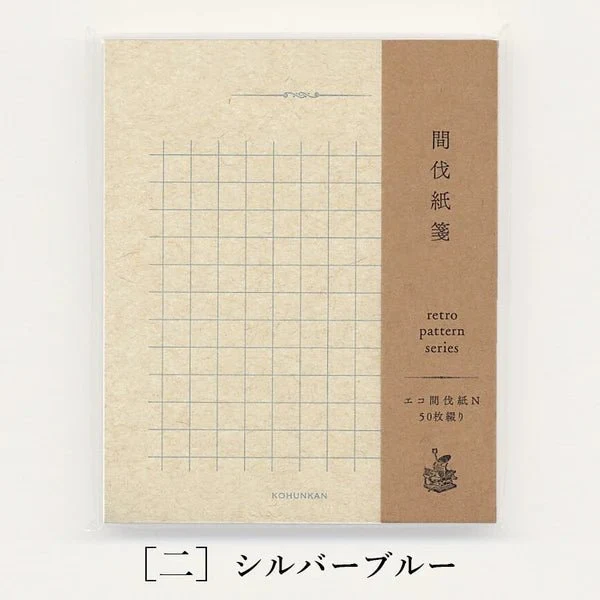 Retro Pattern Series Eco Thinning Paper Memo Pad / Kohunkan Kappansho - Image 5