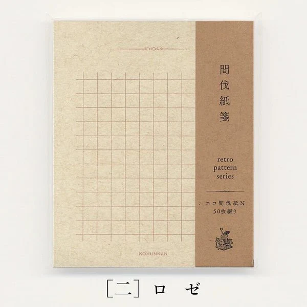 Retro Pattern Series Eco Thinning Paper Memo Pad / Kohunkan Kappansho - Image 6