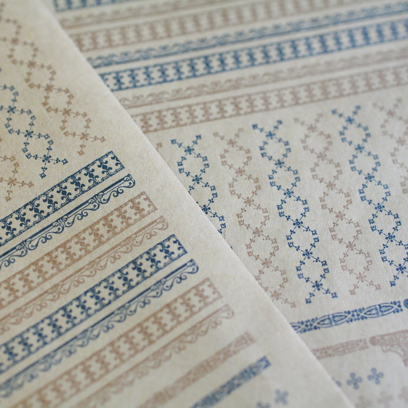 Retro Pattern Series Kraft Paper 3 Pieces / Kohunkan Kappansho - Image 6