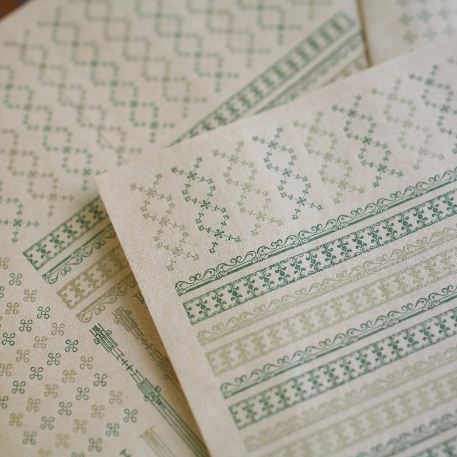 Retro Pattern Series Kraft Paper 3 Pieces / Kohunkan Kappansho - Image 7