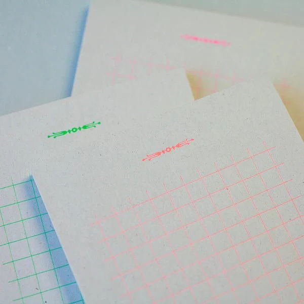 Retro Pattern Series Nostalgic Texture Straw Writing Paper Neon / Kohunkan Kappansho - Image 3
