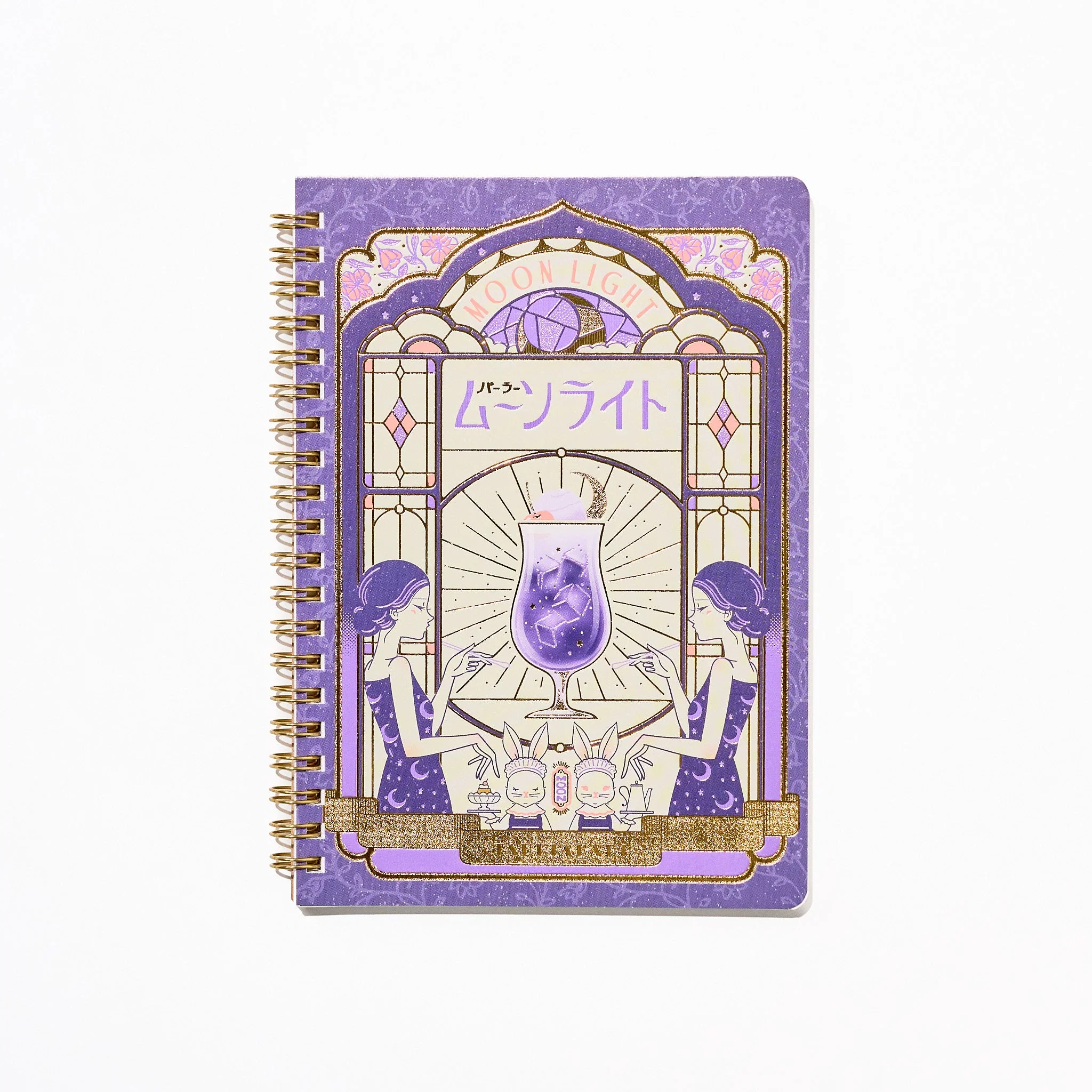 ROKKAKU × ob1toy Retro Post Foil-Stamped B6 Ring Notebook / ROKKAKU