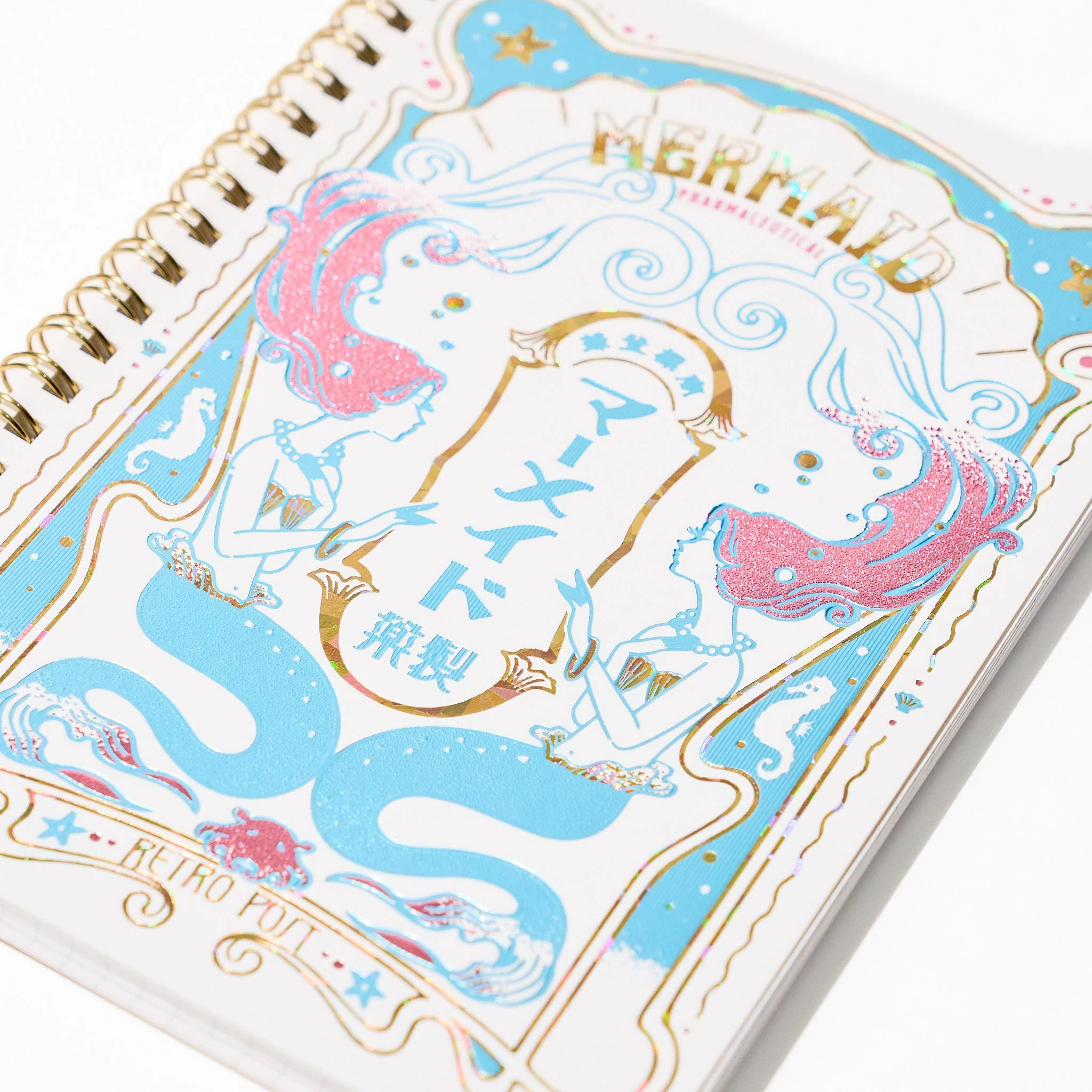 ROKKAKU × ob1toy Retro Post Foil-Stamped B6 Ring Notebook / ROKKAKU - Image 14