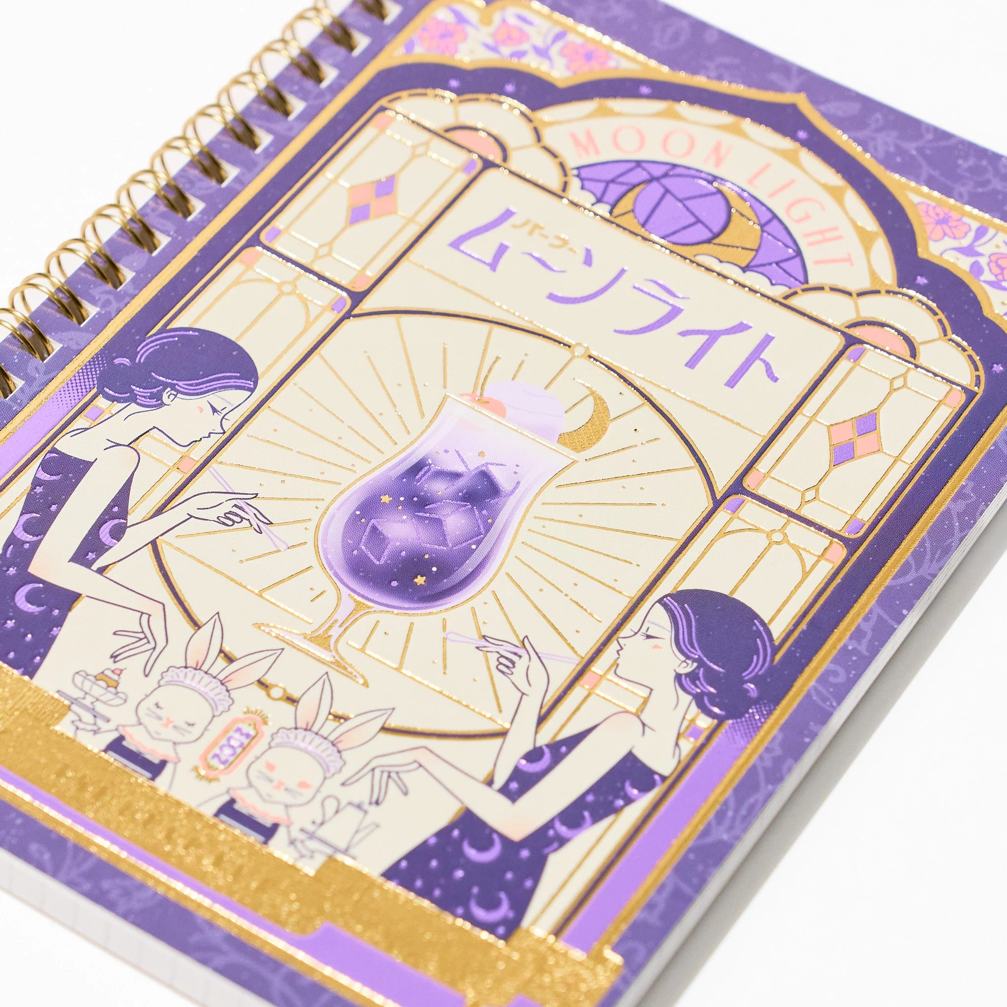 ROKKAKU × ob1toy Retro Post Foil-Stamped B6 Ring Notebook / ROKKAKU - Image 2