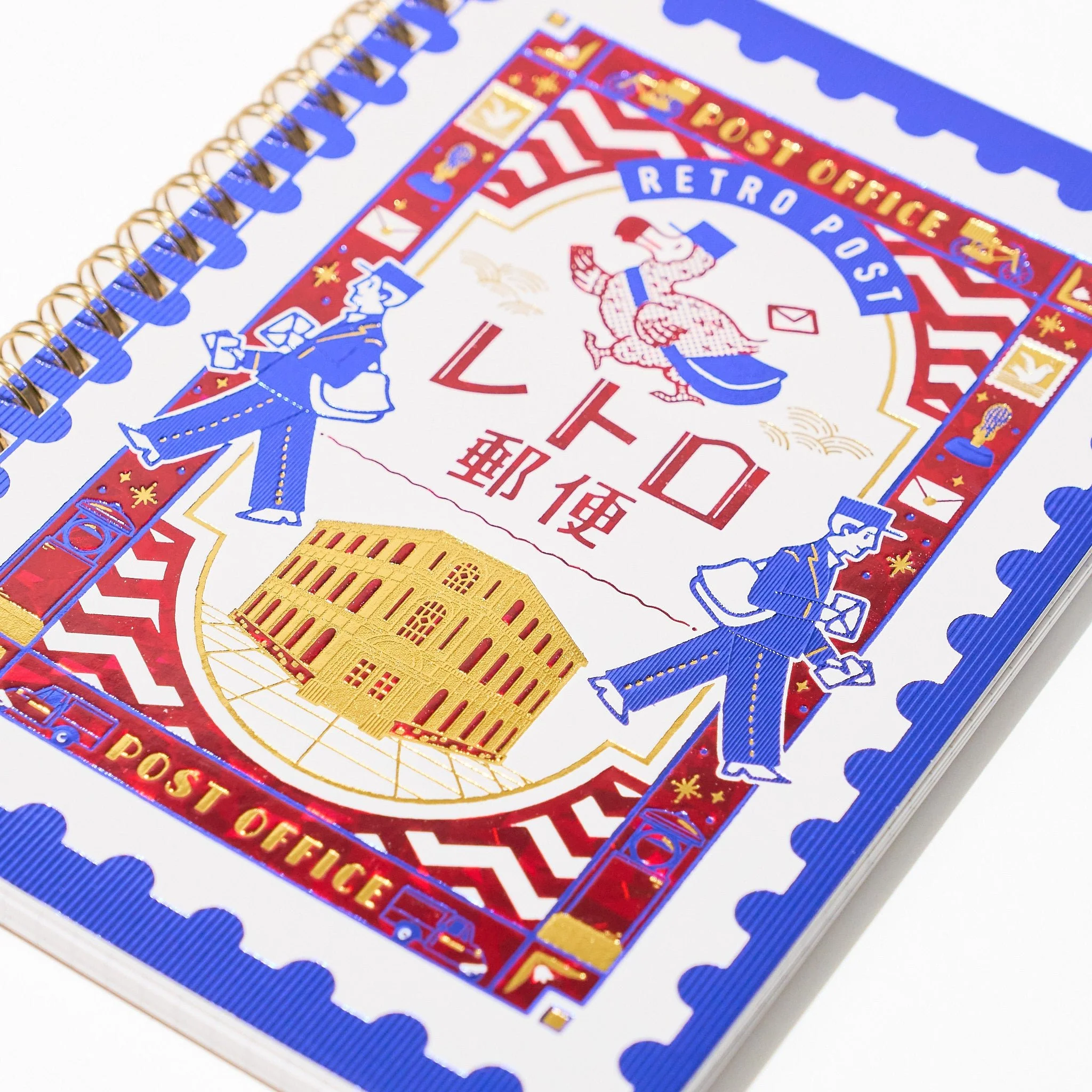 ROKKAKU × ob1toy Retro Post Foil-Stamped B6 Ring Notebook / ROKKAKU - Image 5