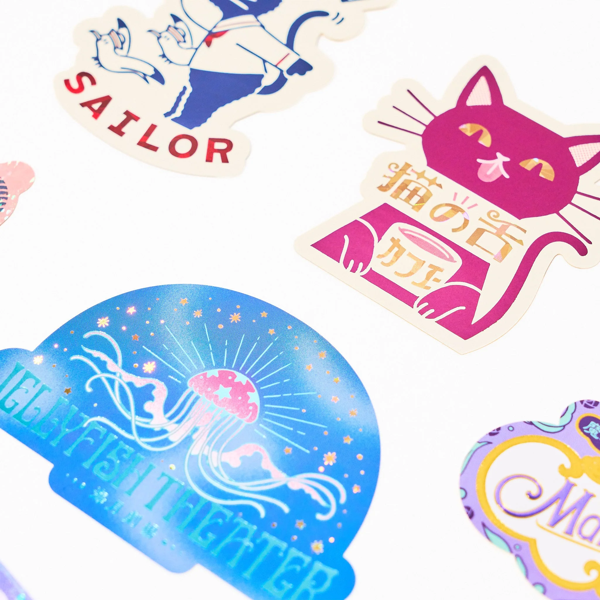 ROKKAKU x ob1toy Retro Post Die-Cut Foil Sticker Collection / ROKKAKU - Image 3