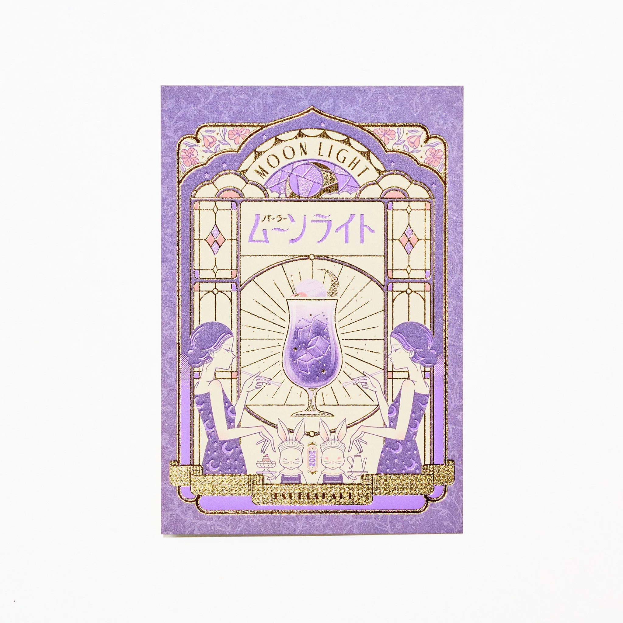 ROKKAKU x ob1toy Retro Postal Foil-Stamped Postcard / ROKKAKU - Image 4