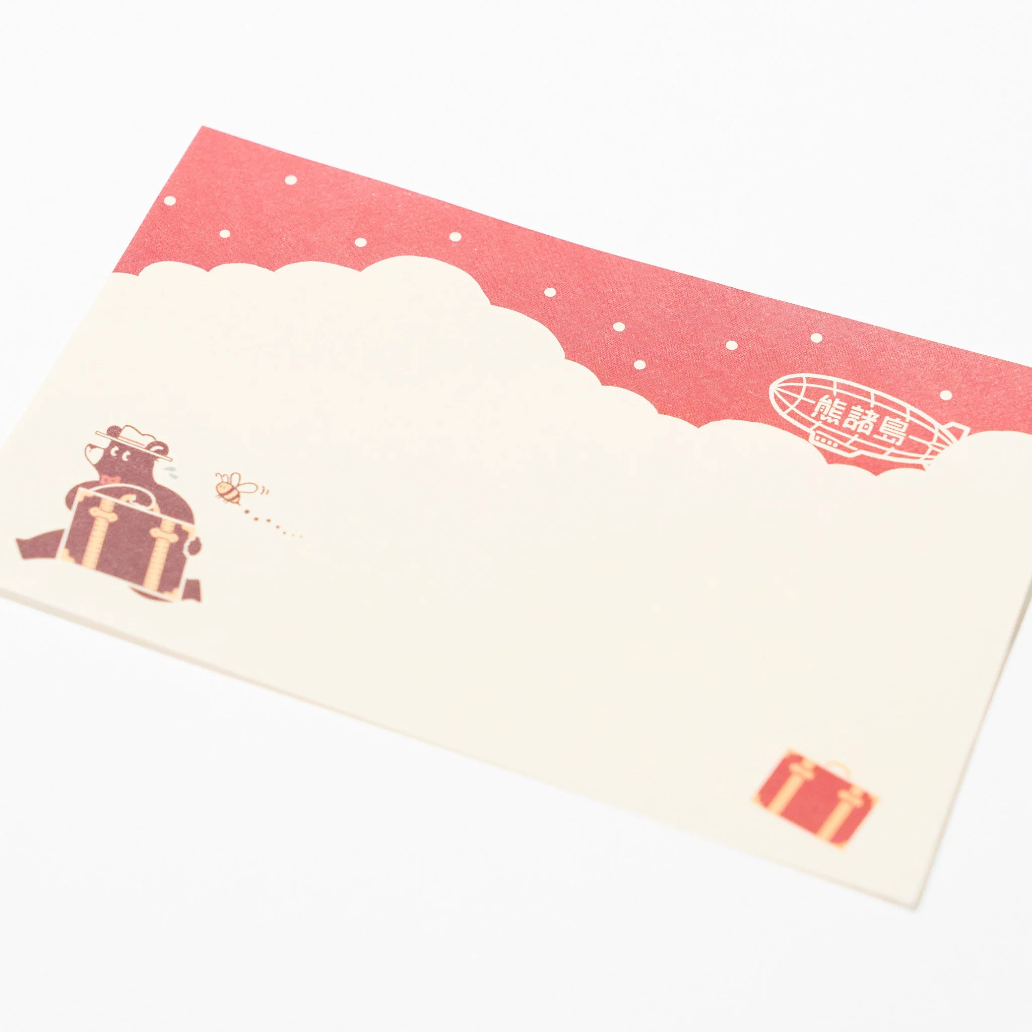 ROKKAKU x ob1toy Travel Bear Foil-Stamped Mini Letter Set / ROKKAKU - Image 4