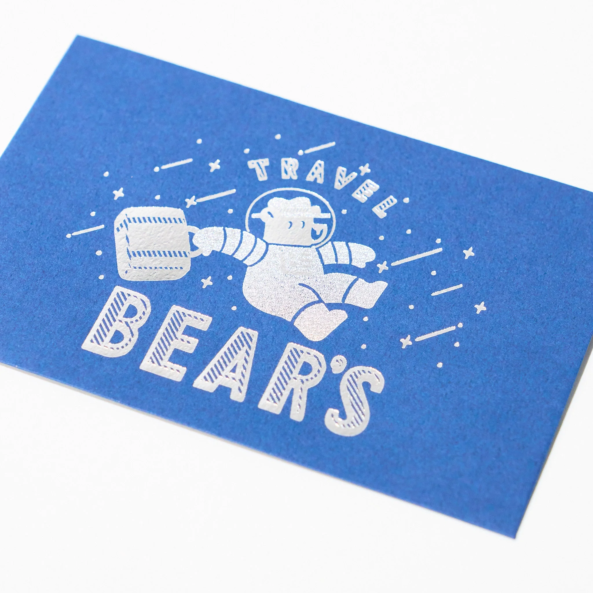 ROKKAKU x ob1toy Travel Bear Foil-Stamped Mini Letter Set / ROKKAKU - Image 6