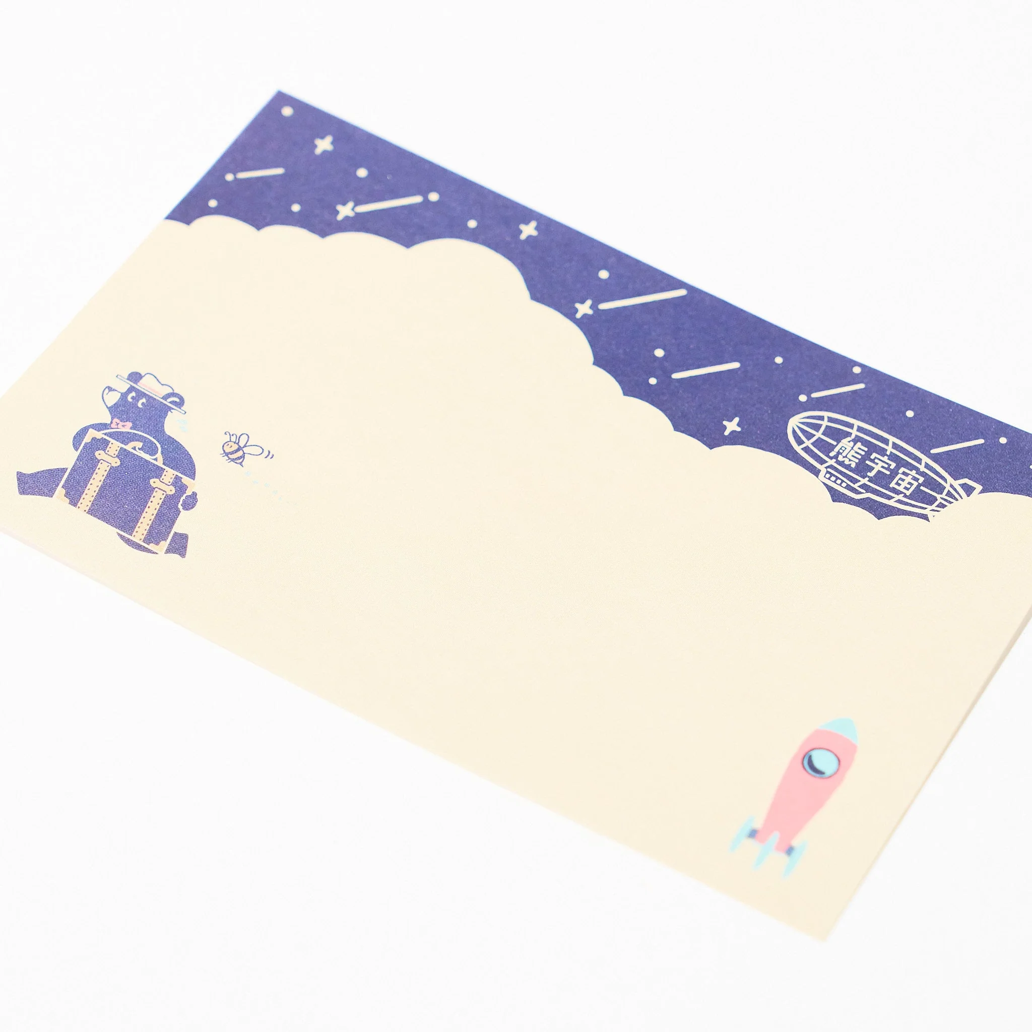 ROKKAKU x ob1toy Travel Bear Foil-Stamped Mini Letter Set / ROKKAKU - Image 7