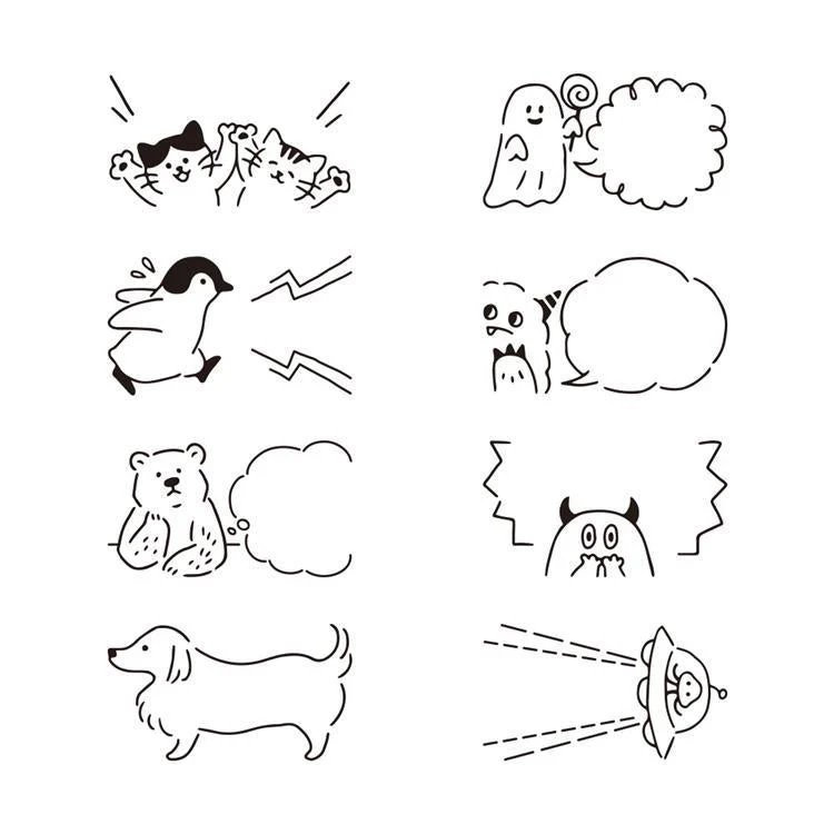 Rotary Dial Paintable Stamp / MIDORI - Image 10