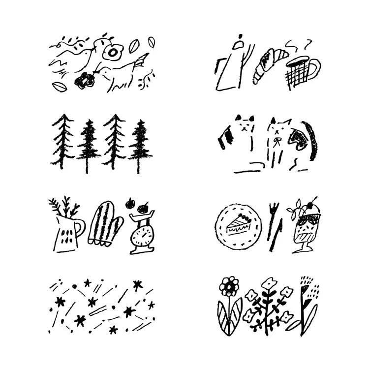 Rotary Dial Paintable Stamp / MIDORI - Image 16