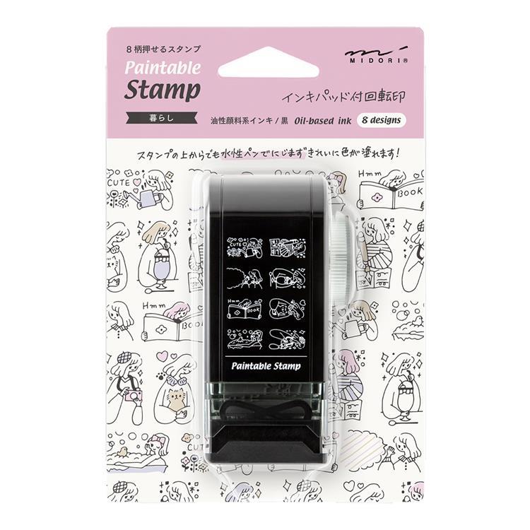 Rotary Dial Paintable Stamp / MIDORI - Image 3