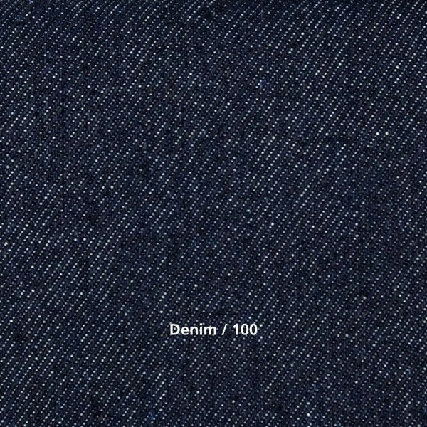Round Zip Denim Pen Case / Luddite - Image 11
