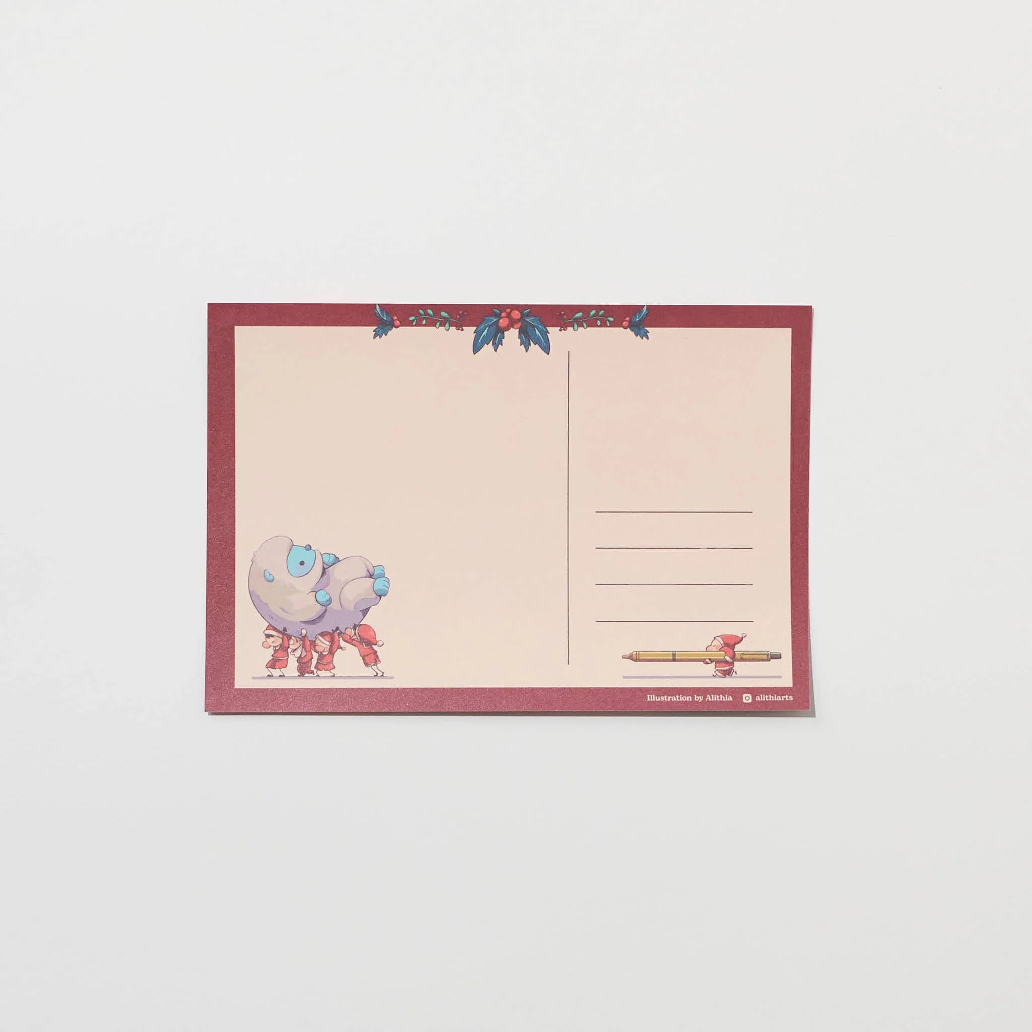 "Santa’s Workshop" Postcard by Alithia / Bungu - Image 5