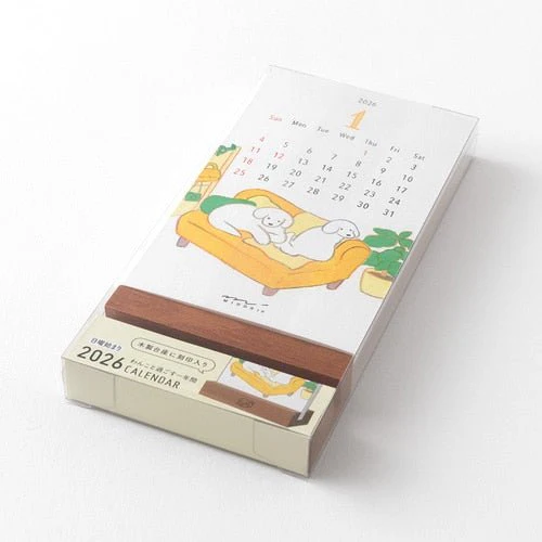 Dog and Cat Stand Calendars 2026 / MIDORI - Image 3
