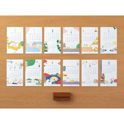Dog and Cat Stand Calendars 2026 / MIDORI - Image 6