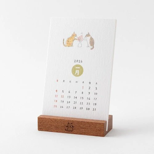 Dog and Cat Stand Calendars 2026 / MIDORI - Image 7