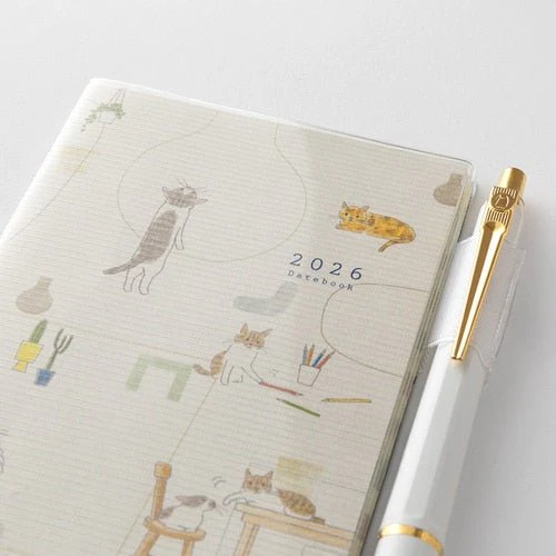 Sayo Koizumi Cat Pocket Diary 2026 / MIDORI - Image 3