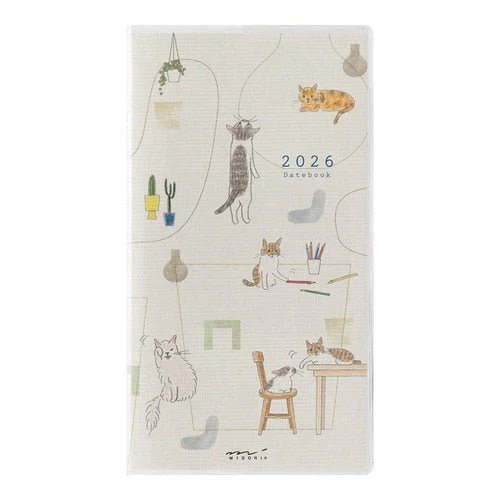 Sayo Koizumi Cat Pocket Diary 2026 / MIDORI - Image 8