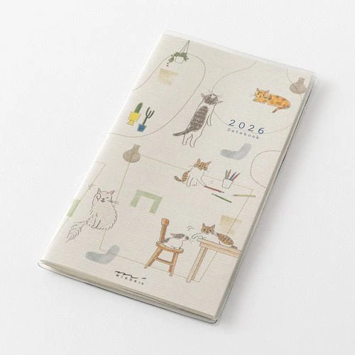 Sayo Koizumi Cat Pocket Diary 2026 / MIDORI - Image 9
