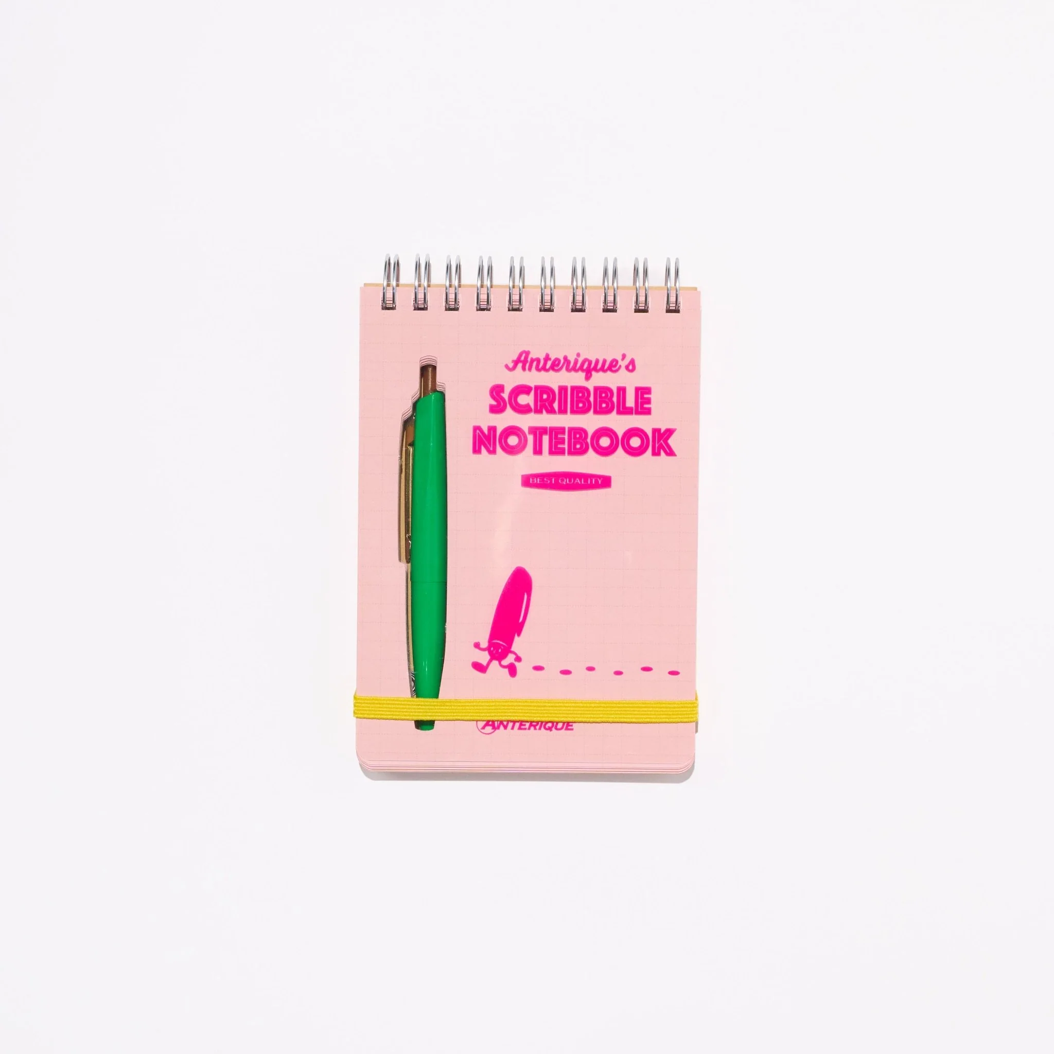 Scribble Notebook B7 Colored Paper with Mini Ballpoint Pen / ANTERIQUE - Image 4