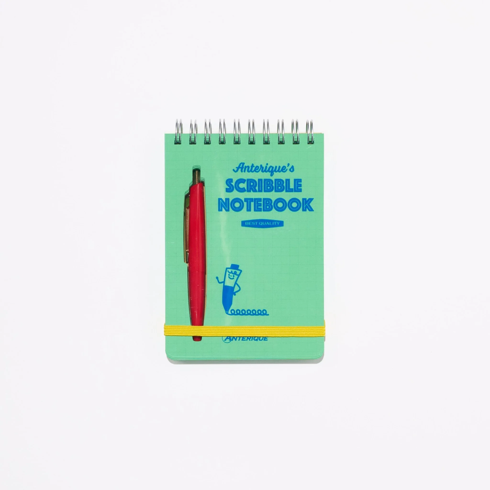 Scribble Notebook B7 Colored Paper with Mini Ballpoint Pen / ANTERIQUE - Image 5
